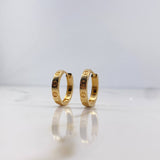 Candongas Tornillo 4.05gr / 1.7cm / Oro Amarillo 18K $