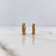 Candongas Gala 3.2gr / 1.2cm / Circones Blancos Oro Amarillo 18K $