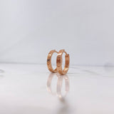 Candongas Tornillo 3.8gr / 1.7cm / Oro Rosa 18K #