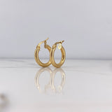 Candongas Jass 1.55gr / 1.6cm / Punteadas Oro Amarillo 18K $