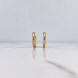 Candongas Jass 1.55gr / 1.6cm / Punteadas Oro Amarillo 18K $