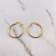 Candongas Juli 2.9gr / 2.8cm / Rayadas Oro Amarillo 18K $