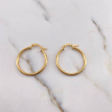 Candongas Juli 2.9gr / 2.8cm / Rayadas Oro Amarillo 18K $