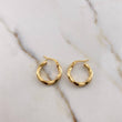 Candongas Kari 2.2gr / 2cm / Lisa Oro Amarillo 18K #