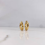 Candongas Kari 2.3gr / 1.9cm / Oro Amarillo 18K $