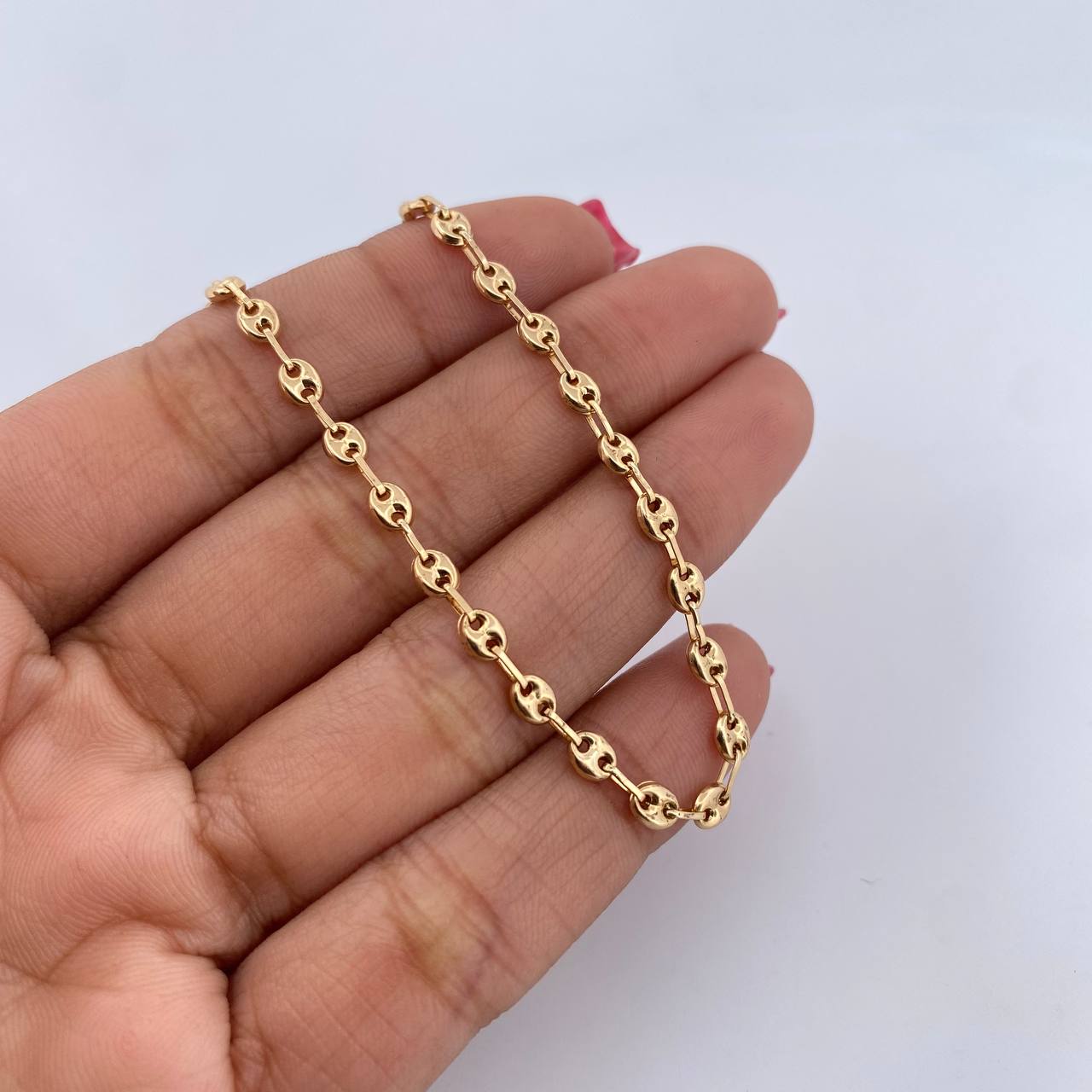 Pulso GC 2.3gr / 18.4cm / 3.5mm Liso Oro Amarillo 18K $