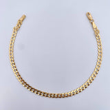 Pulso Cubano 2.65gr / 20.5cm / 3.9mm Oro Amarillo +1 18K $