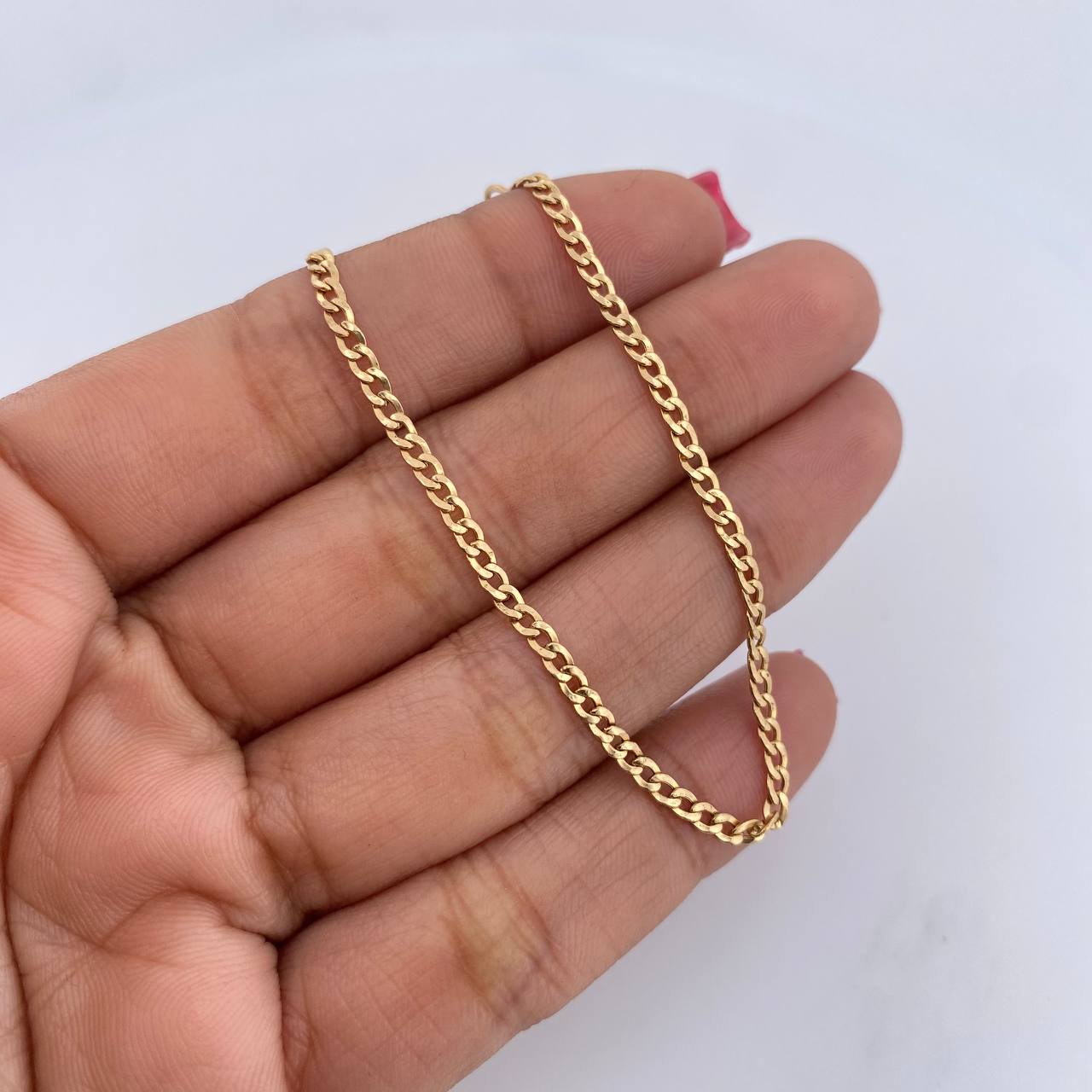 Pulso Cubano 1.45gr / 18.1cm / 2.3mm Oro Amarillo +1 18K $