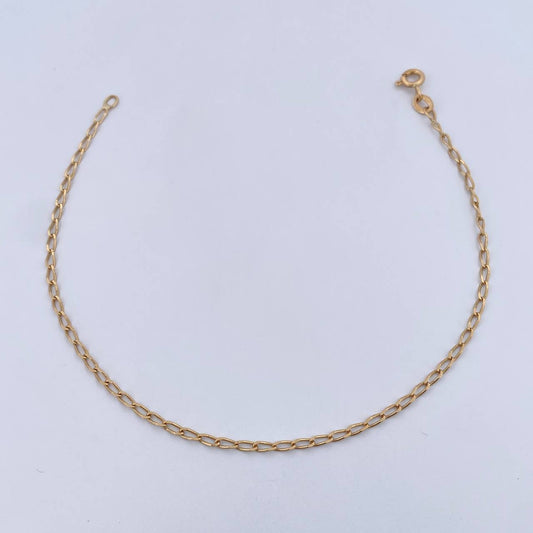 Pulso Espiga 1.6gr / 20.2cm / 1.7mm Oro Amarillo +3 18K $