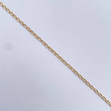 Pulso Espiga 1.6gr / 20.2cm / 1.7mm Oro Amarillo +3 18K $