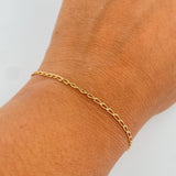 Pulso Espiga 1.6gr / 20.2cm / 1.7mm Oro Amarillo +3 18K $