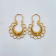 Candongas Reinas 3gr / 2.8cm / Filigrana Oro Amarillo 18K $