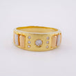 Anillo Solitario Bolumba 5.3g / T9 1/2 Tres Oros 18K