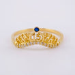 Anillo Corona 15's 1.95g / T7 3/4 Oro Amarillo 18K