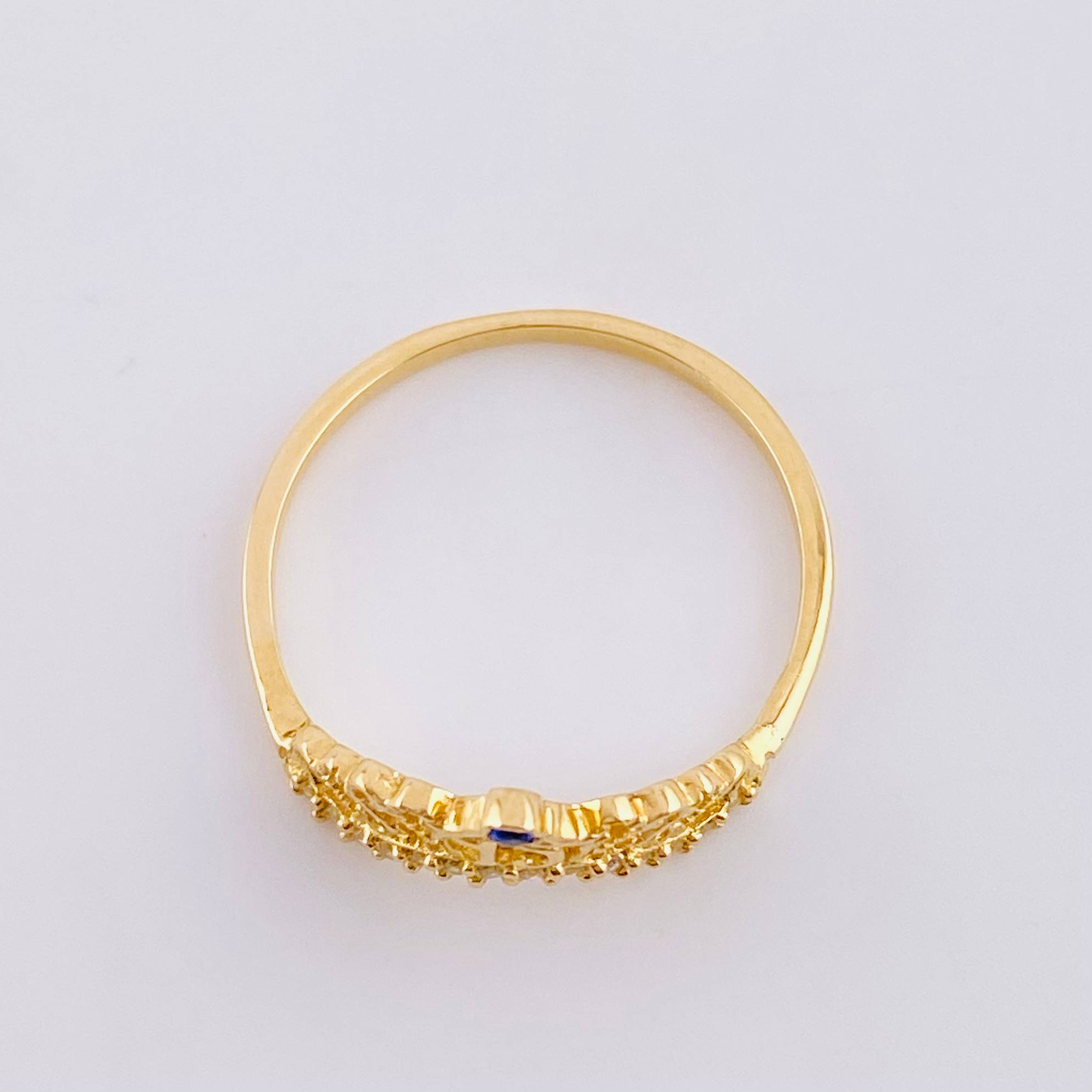 Anillo Corona 15's 1.95g / T7 3/4 Oro Amarillo 18K