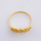 Anillo Corona 15's 1.8g / T5 1/4 Oro Amarillo 18K