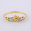 Anillo Corona 15's 1.3g / T6 3/4 Oro Amarillo 18K