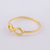 Anillo Infinito 1.1g / T7 3/4 Oro Amarillo 18K