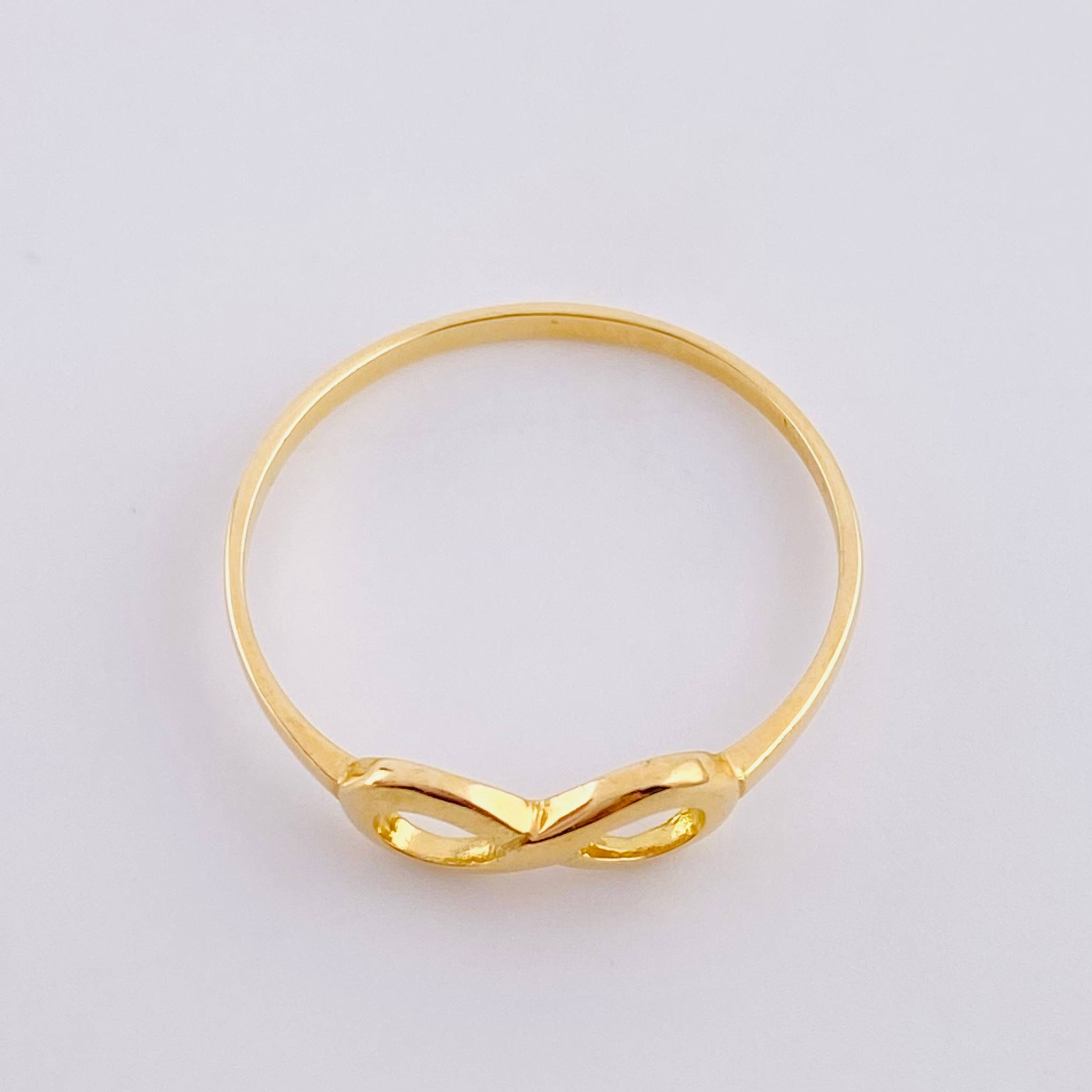 Anillo Infinito 1.1g / T7 3/4 Oro Amarillo 18K