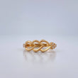 Anillo Corazon En Flecha 1.65gr / T6 1/2 / Oro Amarillo 18K &