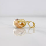 Dije Nudo 0.55g / 1.5cm Tres Oros 18K