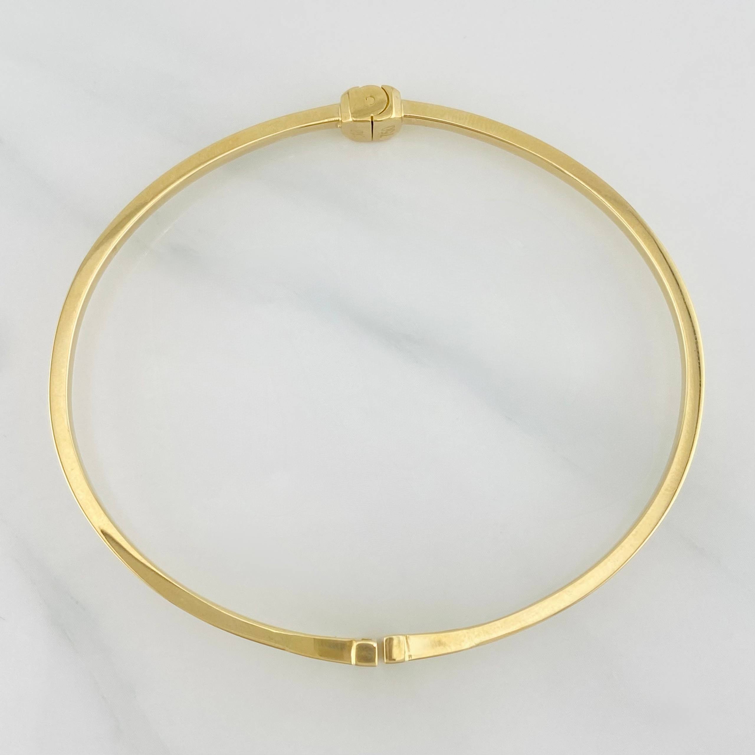 Pulso Aro T 5.65g / 18cm / 1.93mm Oro Amarillo 18K