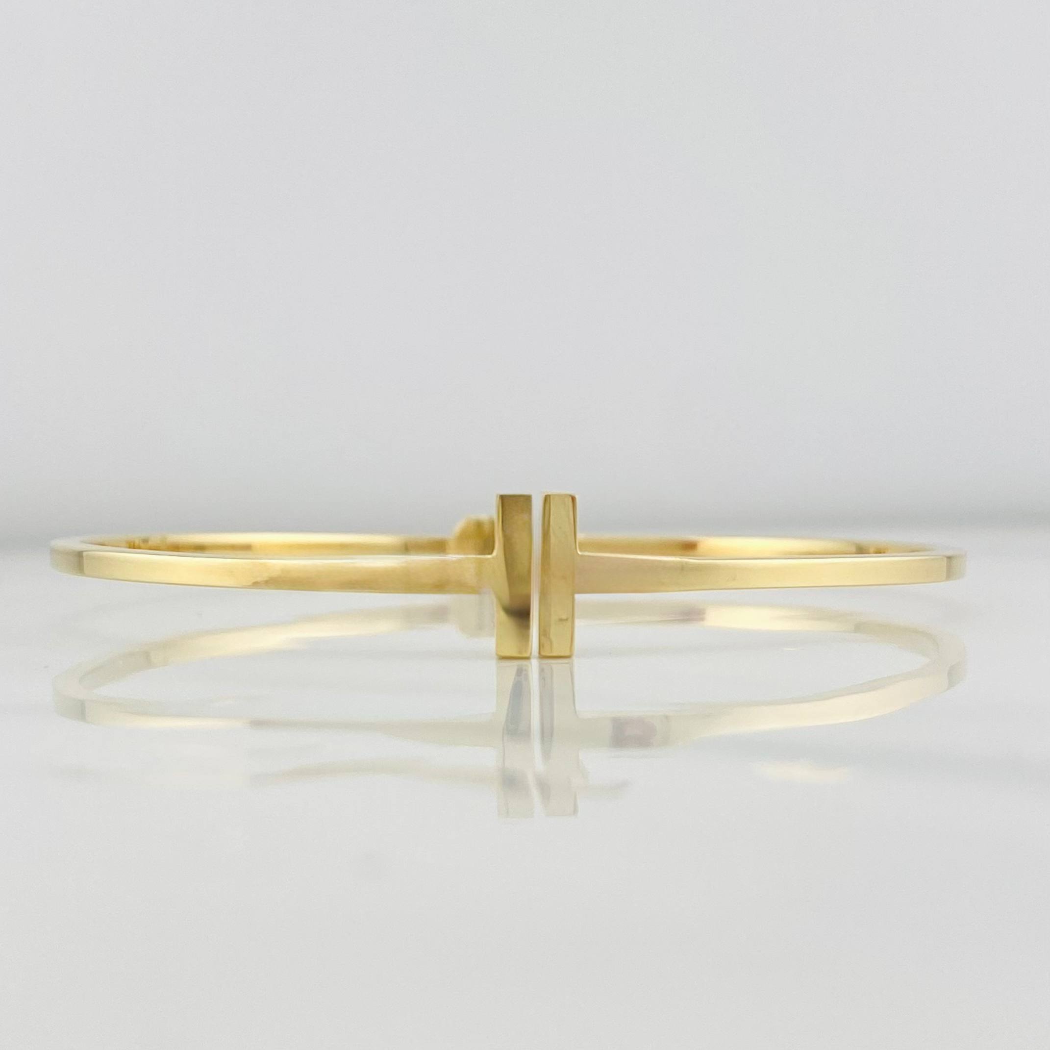 Pulso Aro T 5.65g / 18cm / 1.93mm Oro Amarillo 18K