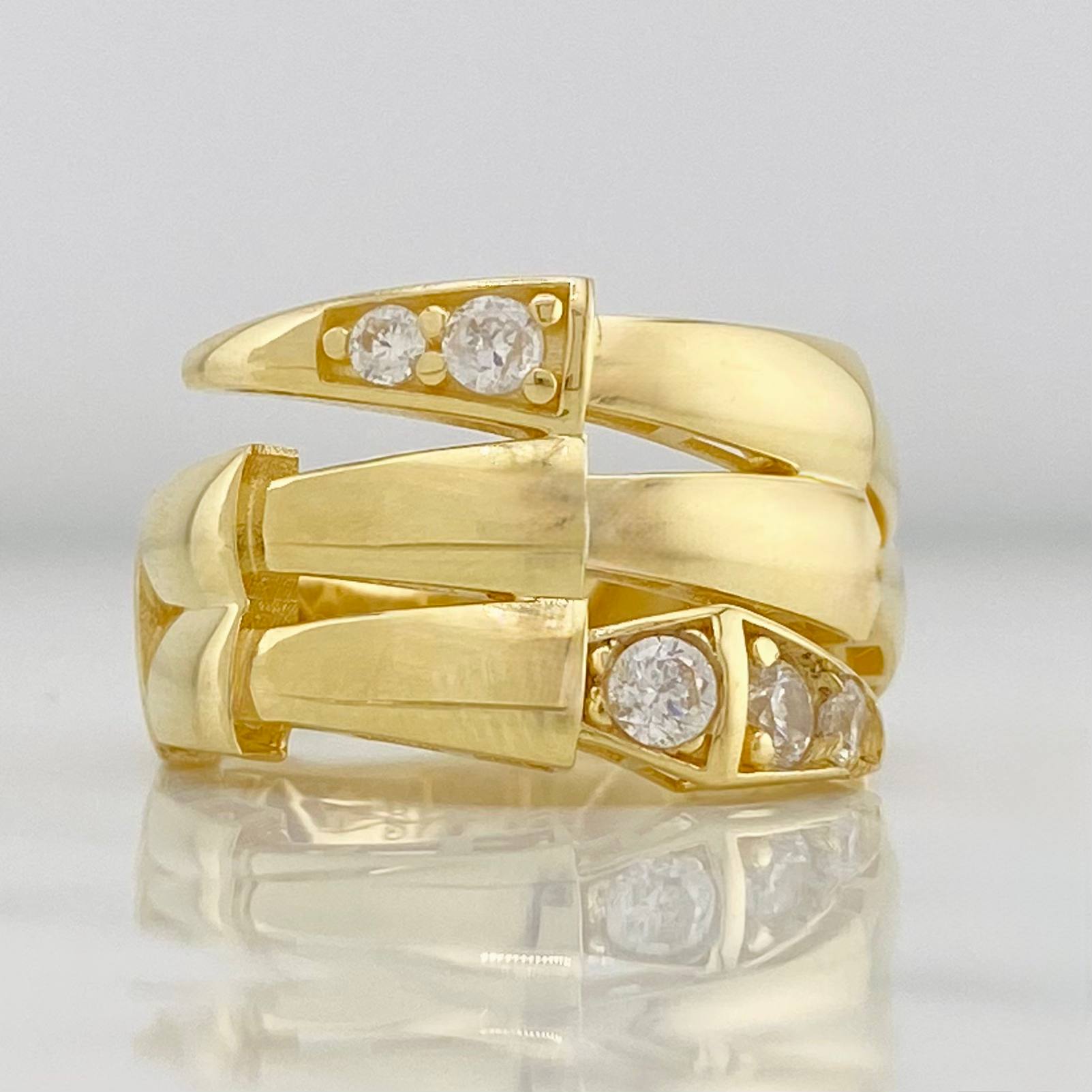 Anillo Serpiente 5.9g / T7 1/4 Oro Amarillo 18K