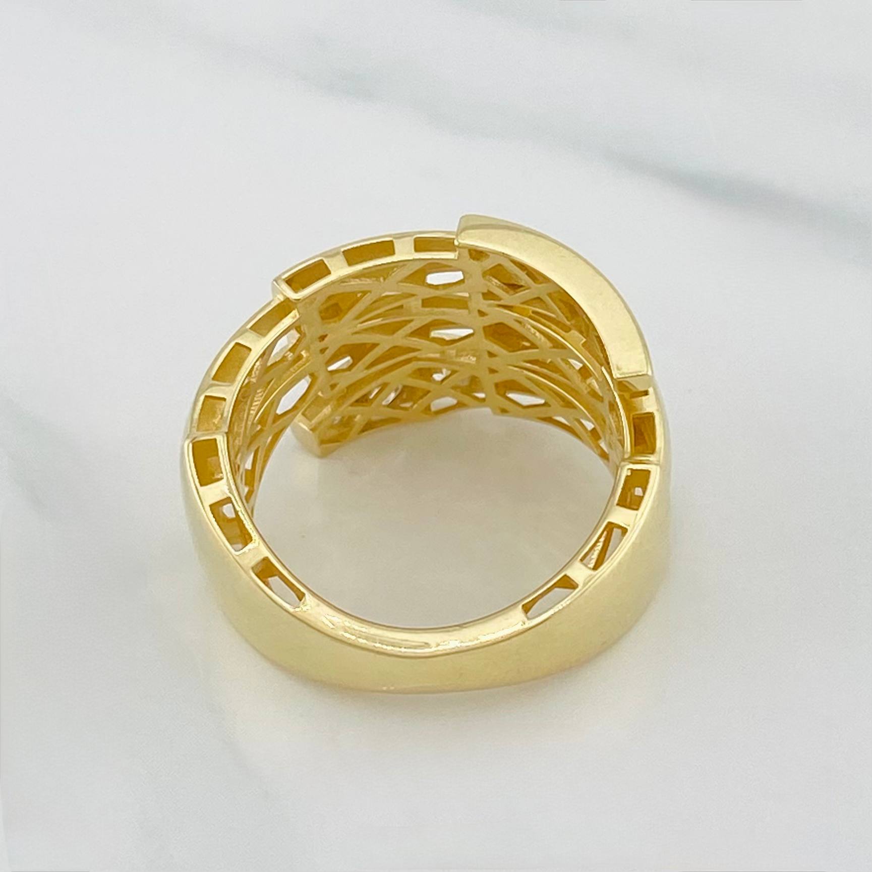 Anillo Serpiente 5.9g / T7 1/4 Oro Amarillo 18K