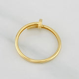 Anillo Clavo 1.3g / T7 Oro Amarillo 18K