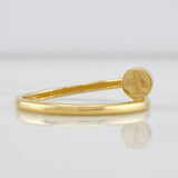 Anillo Clavo 1.4g / T6 3/4 Oro Amarillo 18K