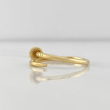 Anillo Clavo 1.3g / T7 Oro Amarillo 18K