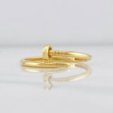 Anillo Clavo 1.3g / T7 Oro Amarillo 18K