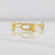 Anillo Orbita 1.4g / T6 1/4 Oro Amarillo 18K