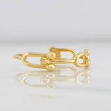 Anillo Orbita 1.4g / T6 1/4 Oro Amarillo 18K