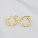Candongas Piton 1.3g / 1.5cm Oro Amarillo 18K