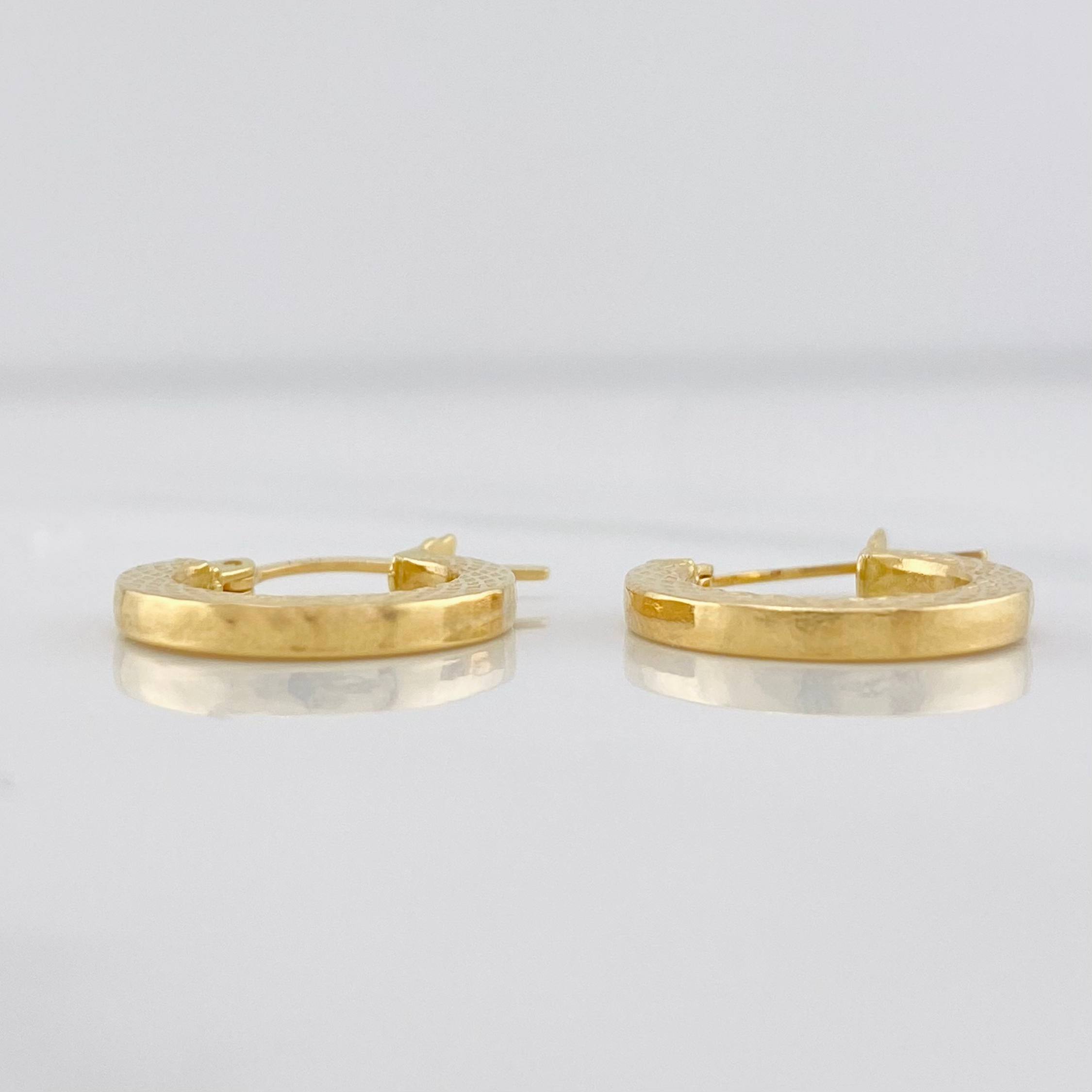 Candongas Piton 1.3g / 1.5cm Oro Amarillo 18K