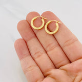 Candongas Piton 1.3g / 1.5cm Oro Amarillo 18K