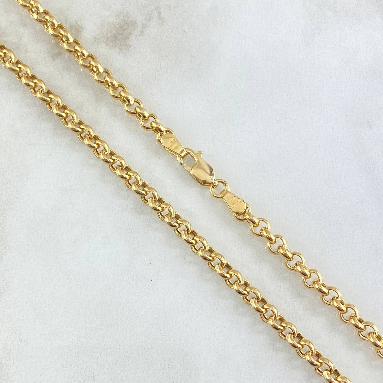 Cadena Roll-On 10.85gr / 60cm / 4mm Oro Amarillo +3 18K