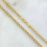 Cadena Roll-On 10.85gr / 60cm / 4mm Oro Amarillo +3 18K