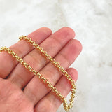Cadena Roll-On 10.85gr / 60cm / 4mm Oro Amarillo +3 18K