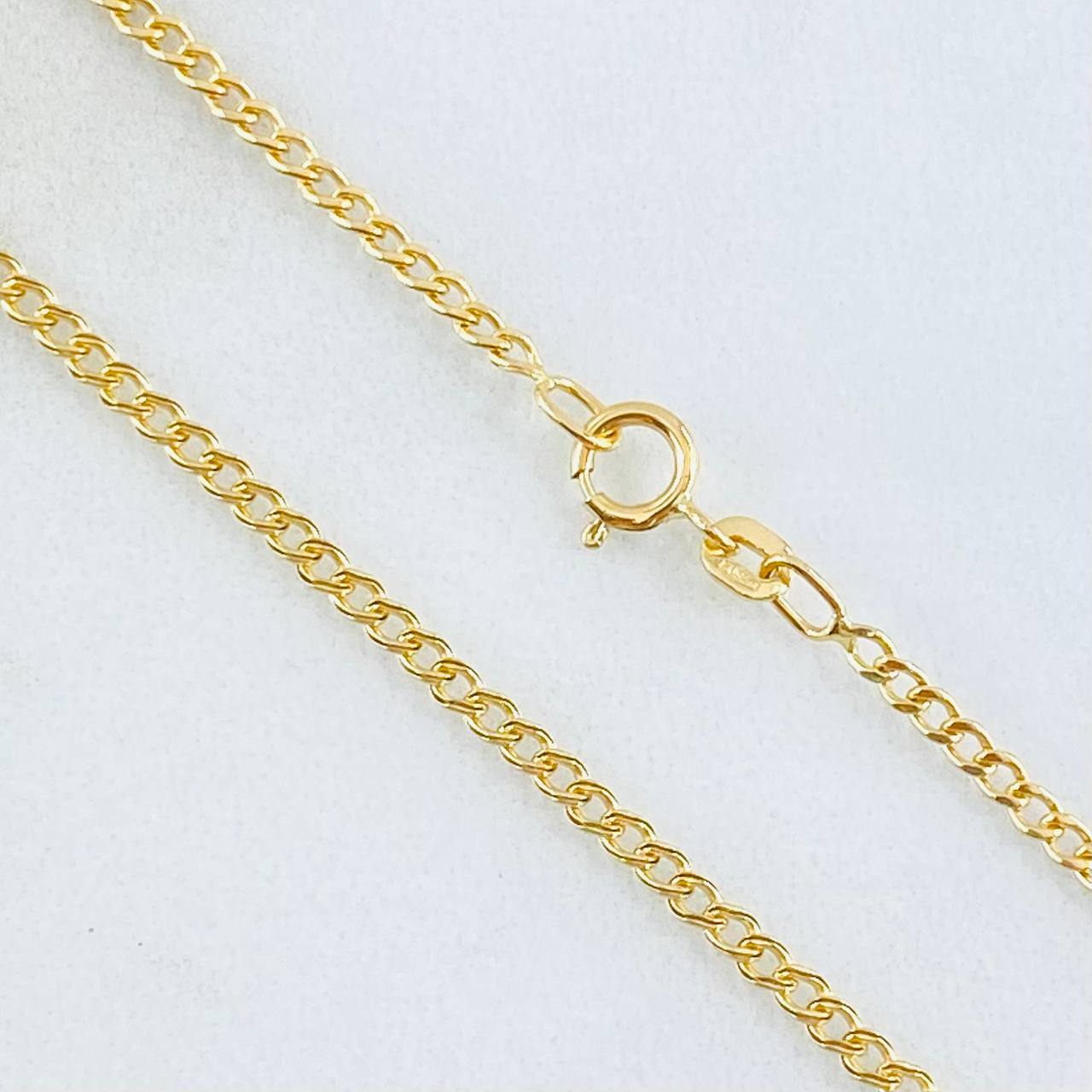 Cadena Mini Cubana 1.25gr / 45cm / Oro Amarillo +1 18K ©