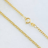 Cadena Mini Cubana 1.25gr / 45cm / Oro Amarillo +1 18K ©