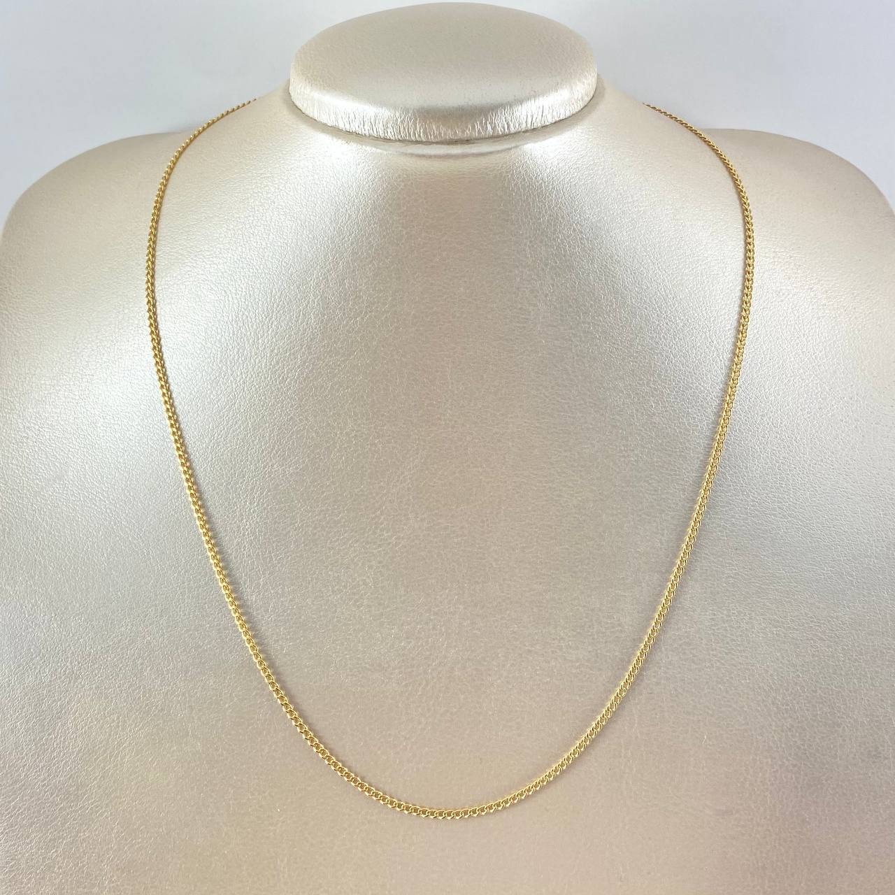 Cadena Cubana 1.7g / 45cm / 1.95mm Oro Amarillo 18K