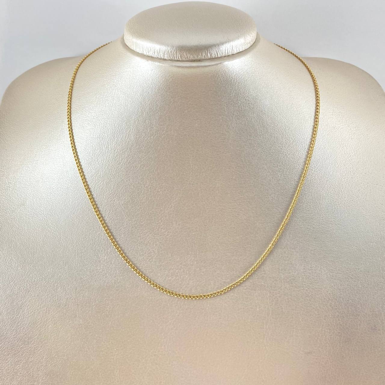 Cadena Cubana 1.2gr / 45cm / 1,45mm Oro Amarillo +1 18K