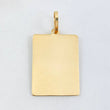 Dije Placa 2.25gr / 3.7cm / Oro Amarillo 18K