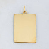 Dije Placa 3.25gr / 3.5cm / Oro Amarillo 18K *