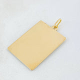 Dije Placa 3.25gr / 3.5cm / Oro Amarillo 18K *