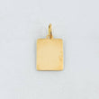 Dije Placa 0.55gr / 2cm / Oro Amarillo 18K