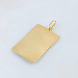 Dije Placa 1.6gr / 2.6cm / Oro Amarillo 18K *